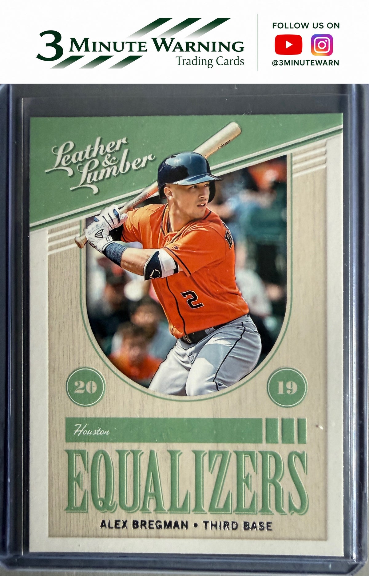 2019 Panini Leather & Lumber #EQ-14 Alex Bregman Equalizers