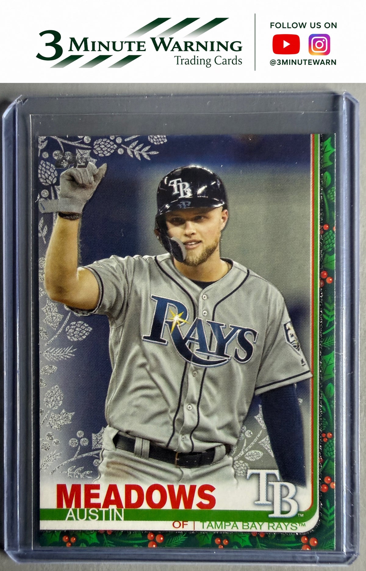 2019 Topps Holiday #HW34 Austin Meadows