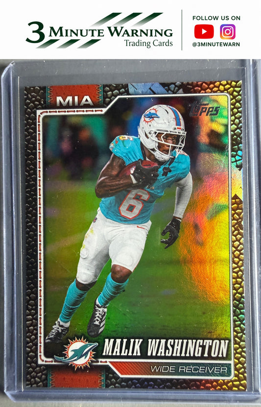 2026 Topps Flagship #123 Malik Washington Football
