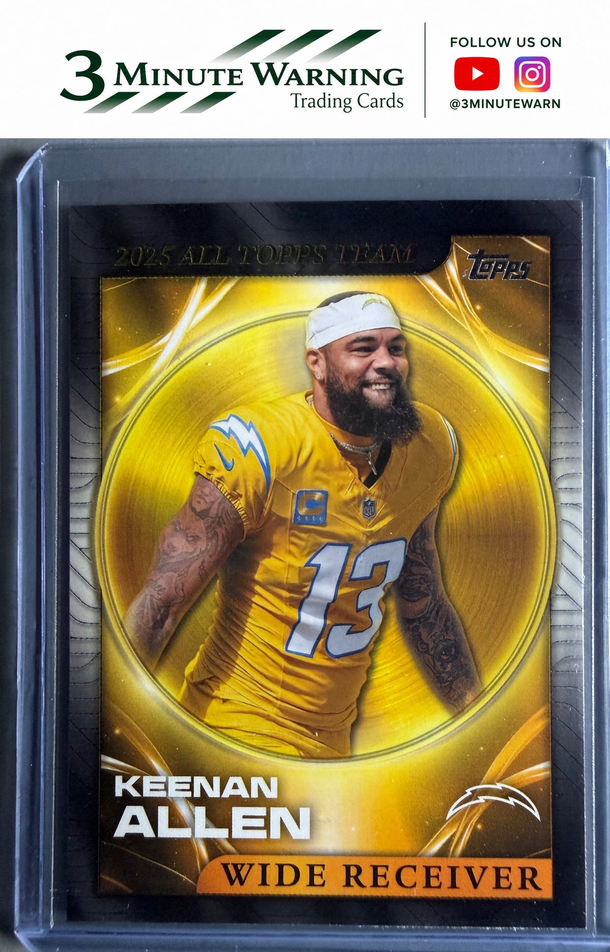2026 Topps Flagship #25ATT-11 Keenan Allen 2025 All Topps Team