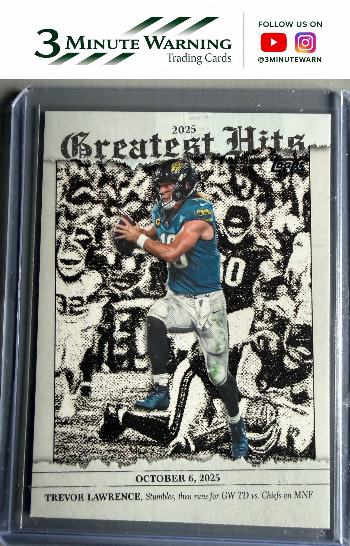 2026 Topps Flagship #25GH-TL Trevor Lawrence 2025 Greatest Hits