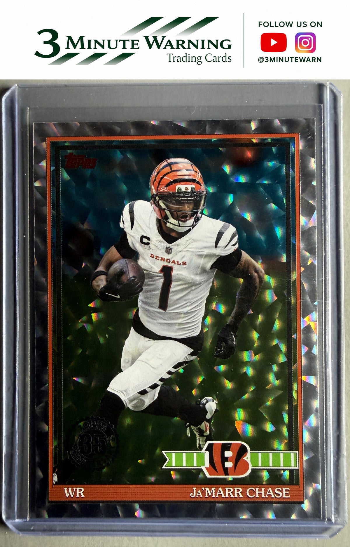 2026 Topps Flagship #91TF-23 Ja'Marr Chase 1991 Topps Football Crackle
