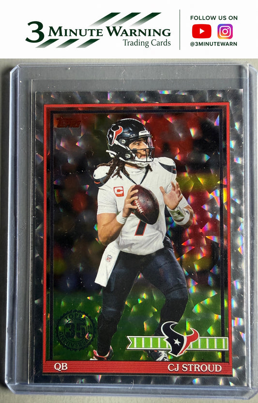 2026 Topps Flagship #91TF-45 CJ Stroud 1991 Topps Football Crackle