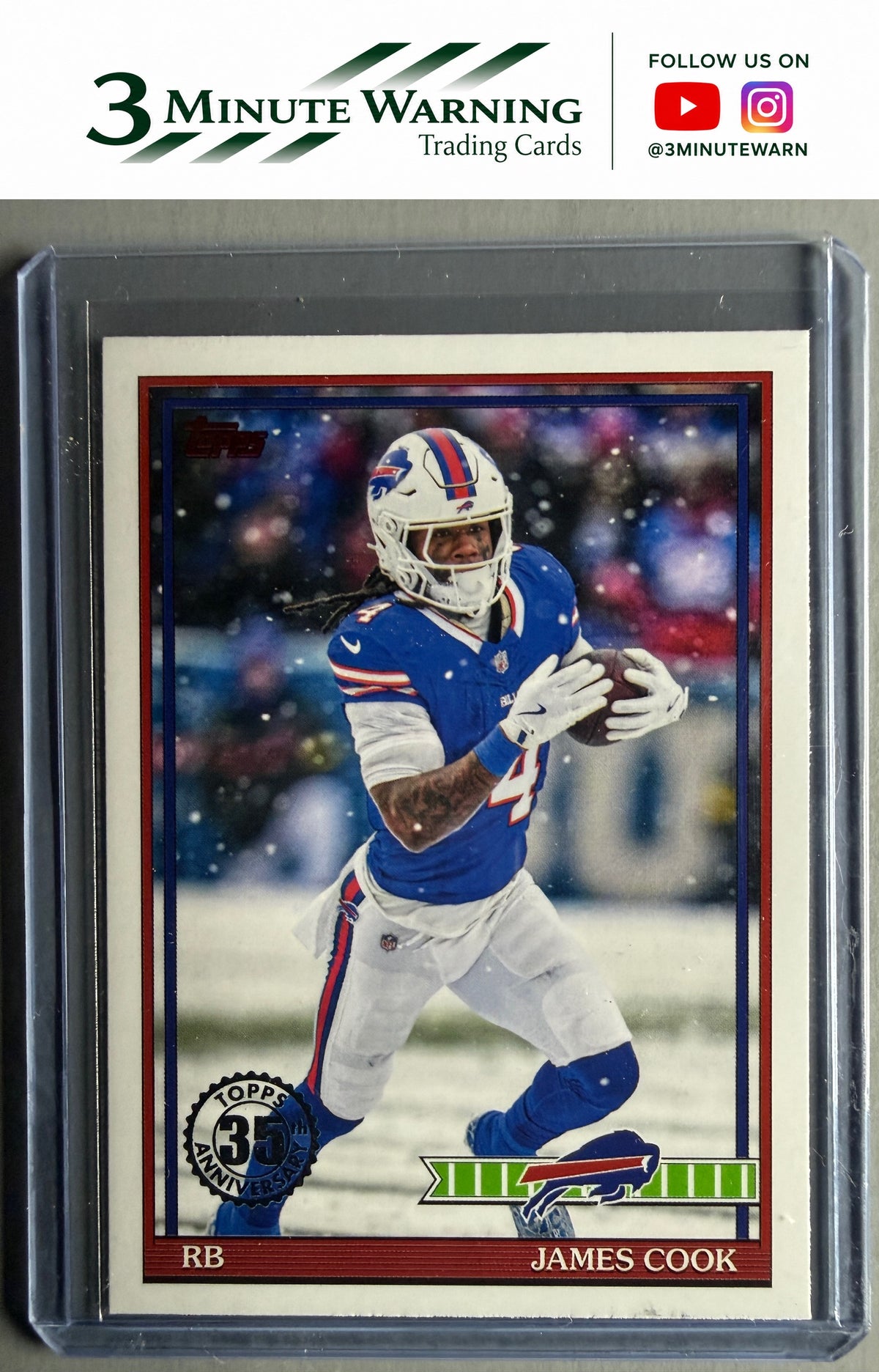 2026 Topps Flagship #91TF-12 James Cook 1991 Topps Football