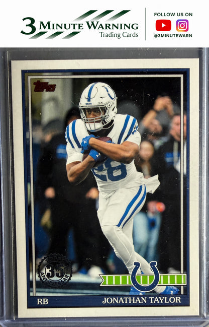 2026 Topps Flagship #91TF-49 Jonathan Taylor 1991 Topps Football