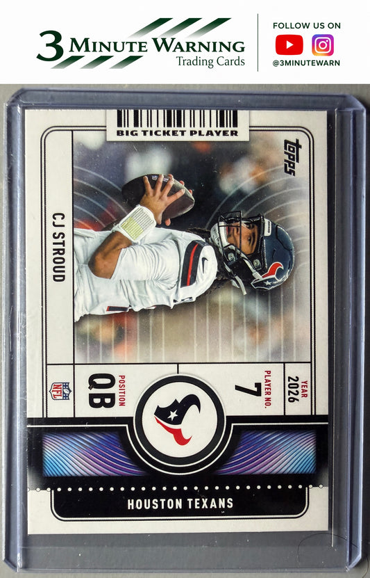 2026 Topps Flagship #BTP-15 CJ Stroud Big Ticket Players