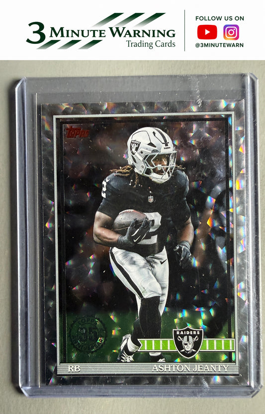 2026 Topps Flagship #91TF-27 Ashton Jeanty 1991 Topps Football Crackle