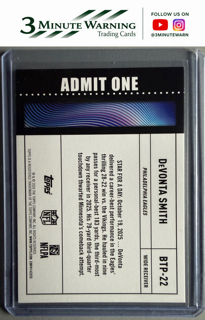 2026 Topps Flagship #BTP-22 DeVonta Smith Big Ticket Players