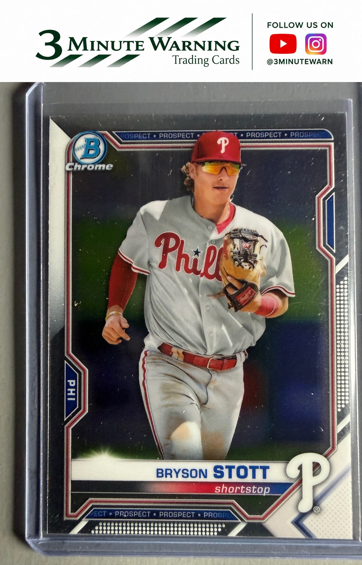 2021 Bowman #BCP-17 Bryson Stott Chrome Prospects