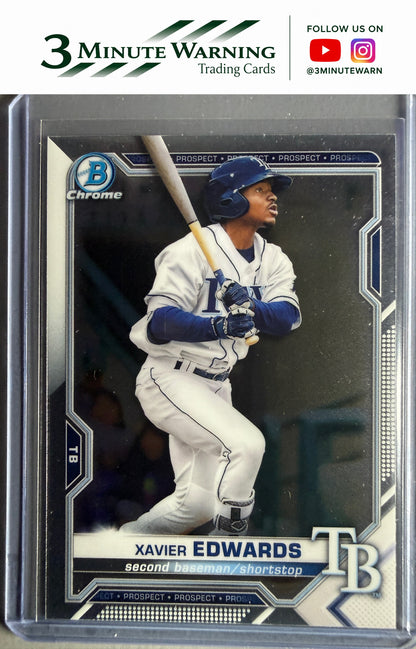 2021 Bowman #BCP-101 Xavier Edwards Chrome Prospects