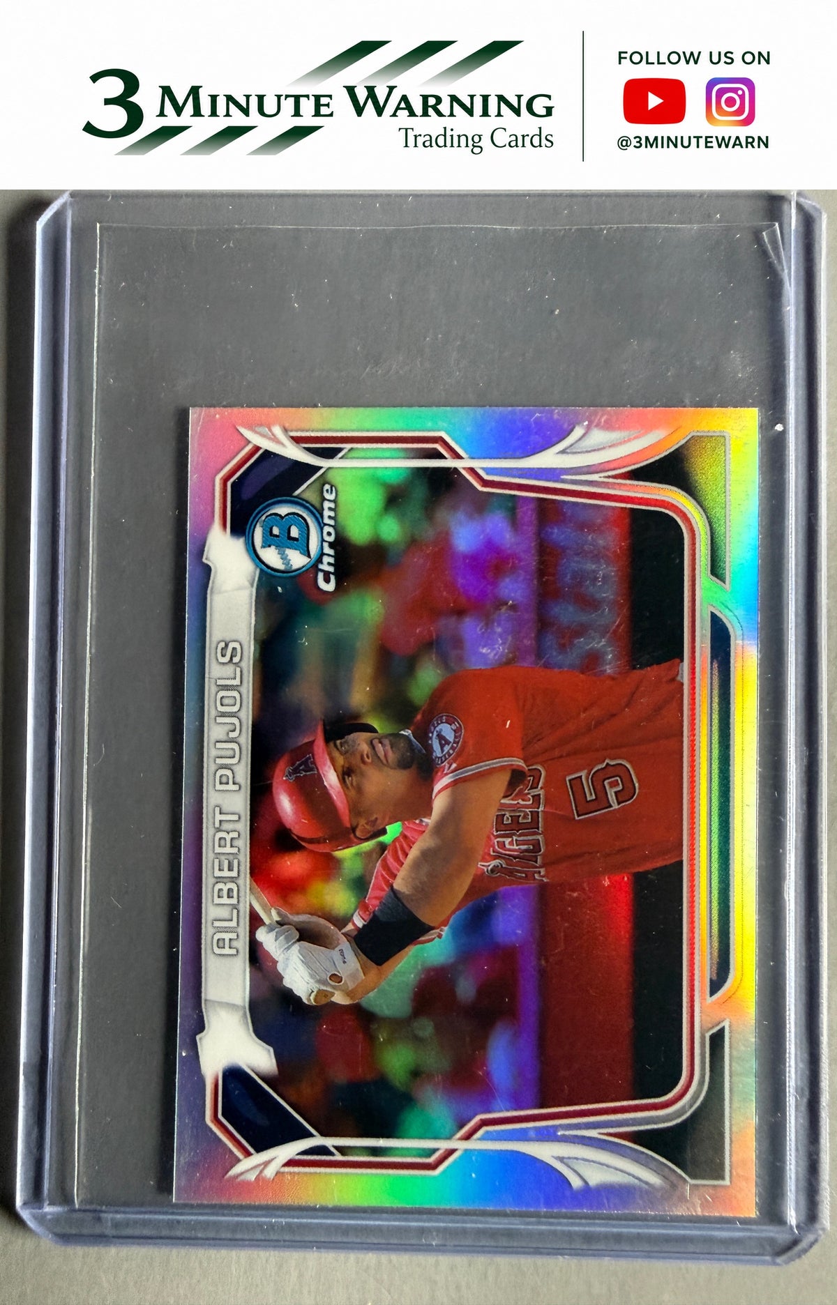 2014 Bowman Chrome #MC-AP Albert Pujols Mini