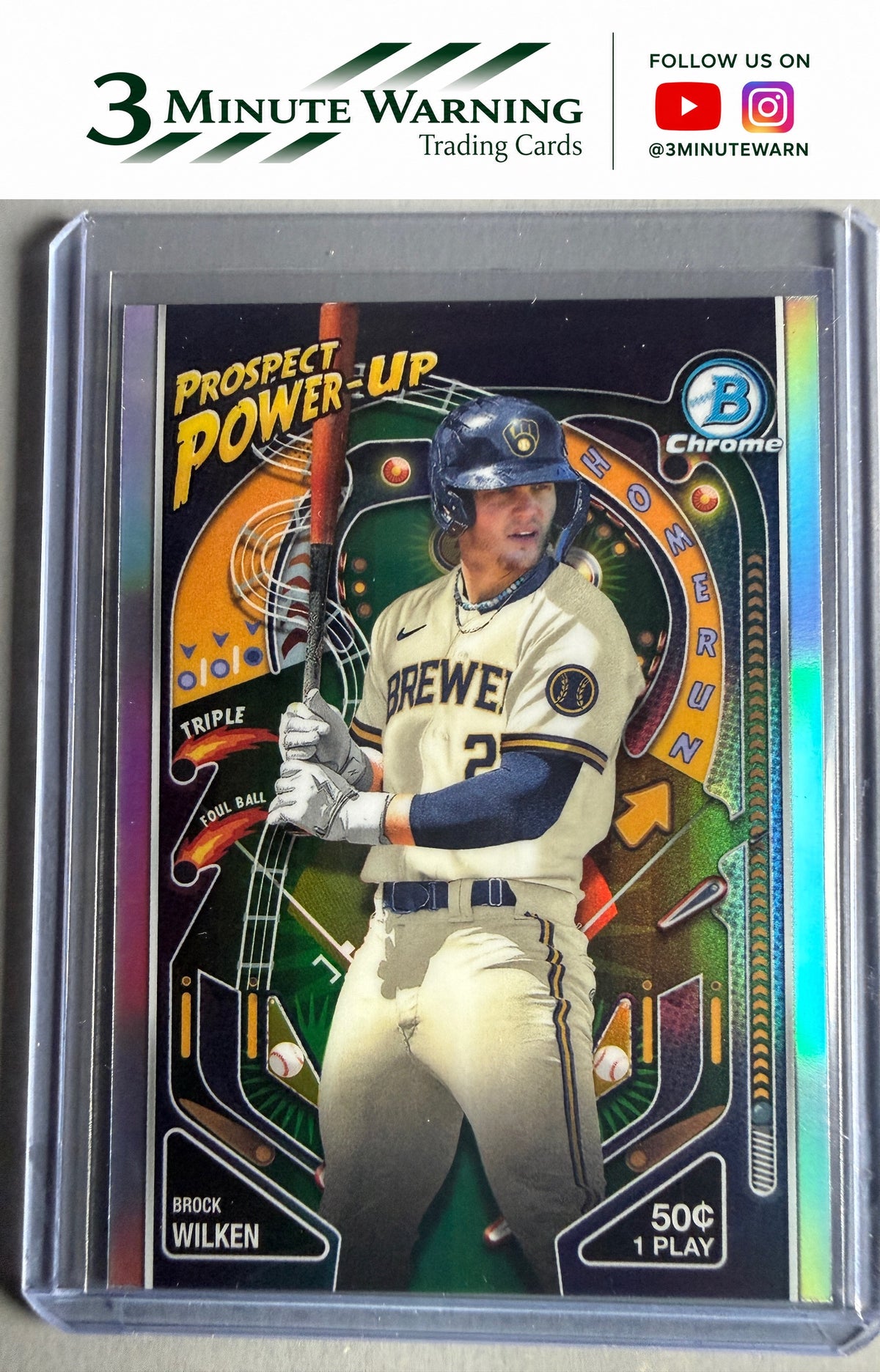 2024 Bowman #PP-7 Brock Wilken Prospect Power-Up