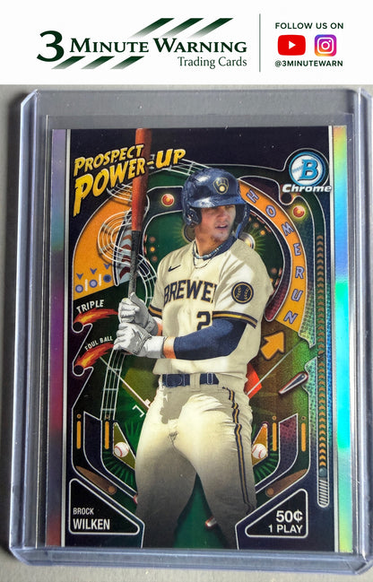 2024 Bowman #PP-7 Brock Wilken Prospect Power-Up