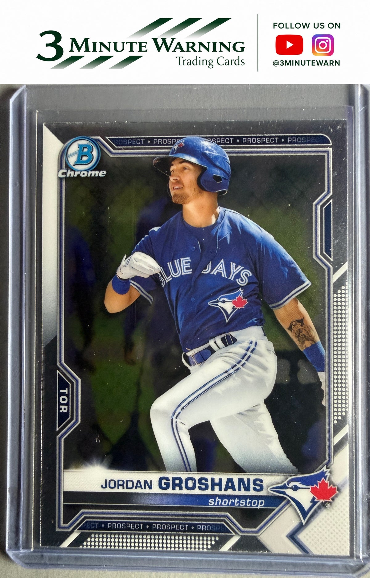 2021 Bowman #BCP-70 Jordan Groshans Chrome Prospects