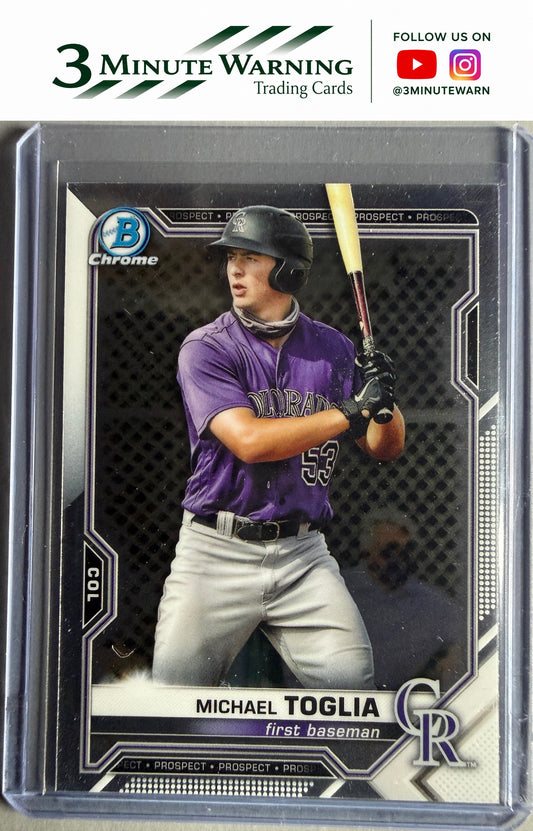 2021 Bowman #BCP-137 Michael Toglia Chrome Prospects