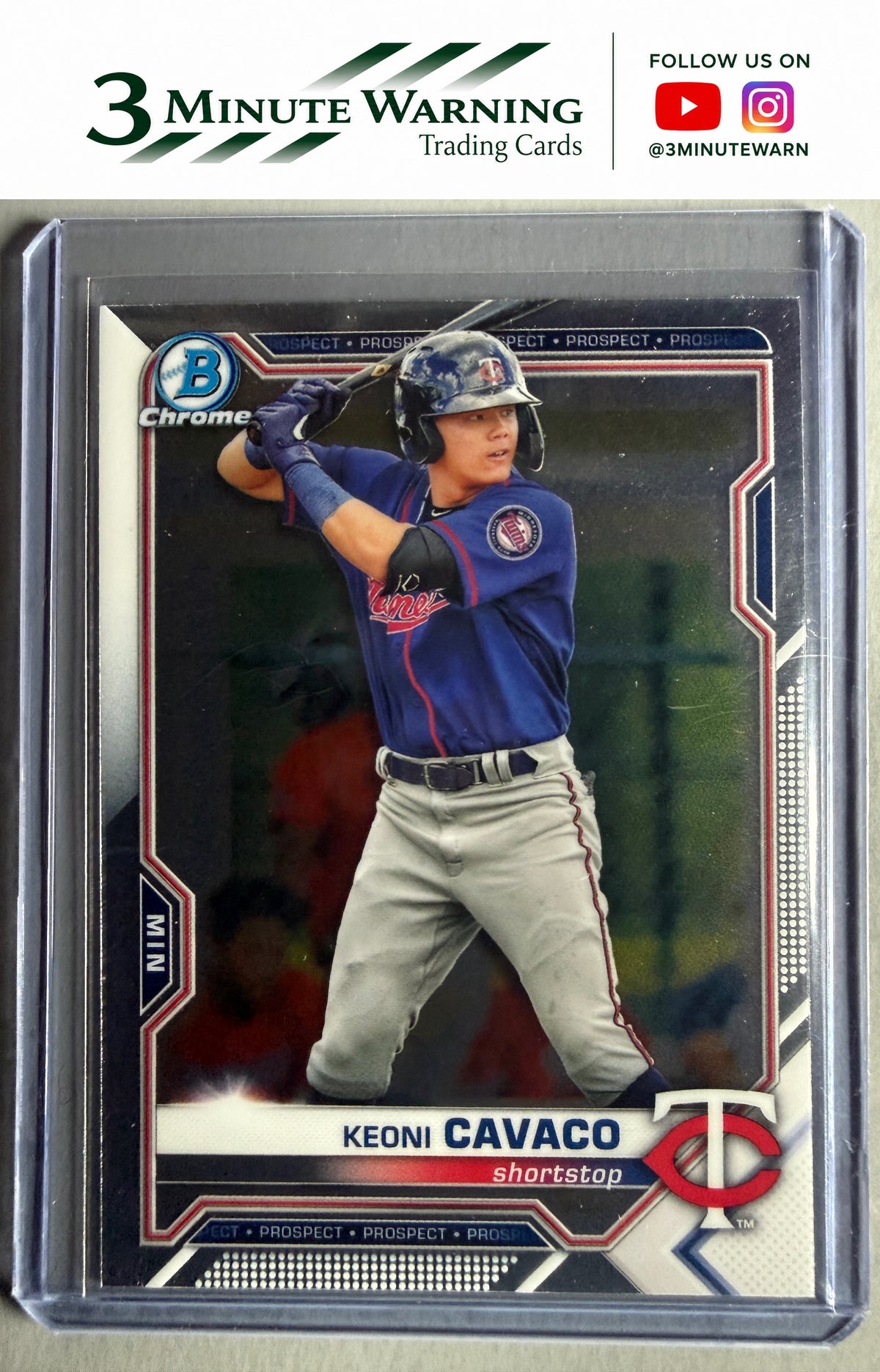 2021 Bowman #BCP-73 Keoni Cavaco Chrome Prospects