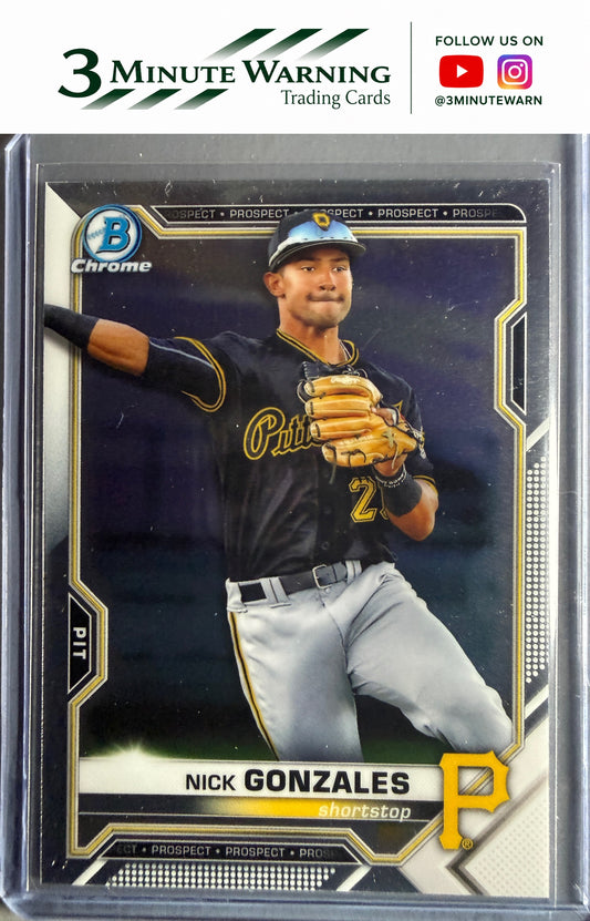 2021 Bowman #BCP-34 Nick Gonzales Chrome Prospects