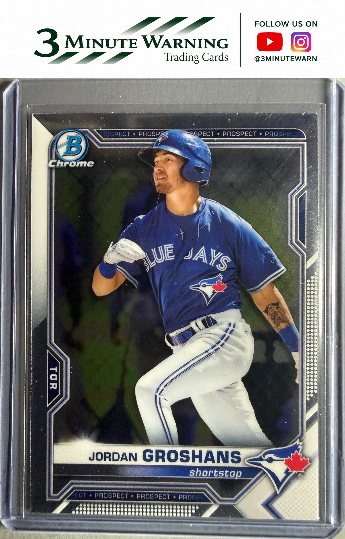 2021 Bowman #BCP-70 Jordan Groshans Chrome Prospects