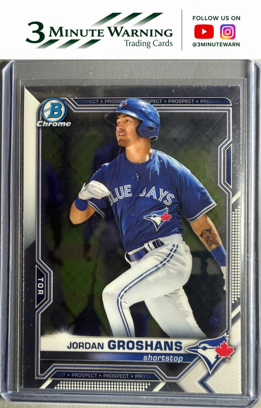 2021 Bowman #BCP-70 Jordan Groshans Chrome Prospects