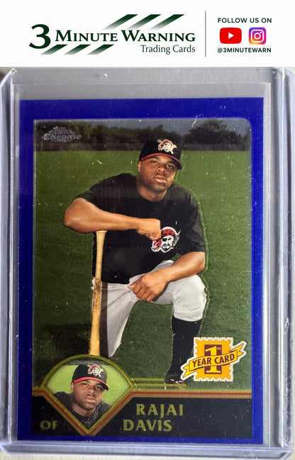 2003 Topps Traded & Rookies #T243 Rajai Davis Chrome