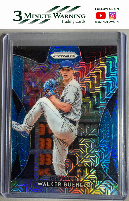 2019 Panini Prizm #167 Walker Buehler Blue Mojo Prizm #/399