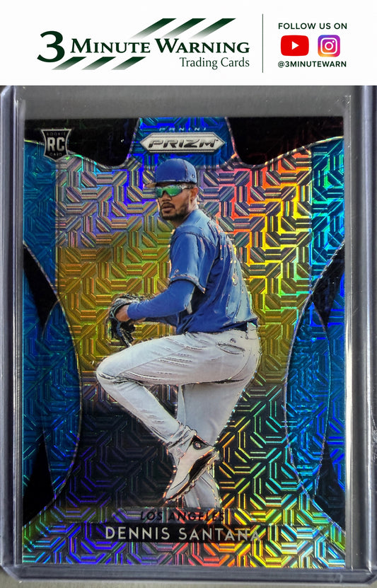 2019 Panini Prizm #181 Dennis Santana Blue Mojo Prizm #/399