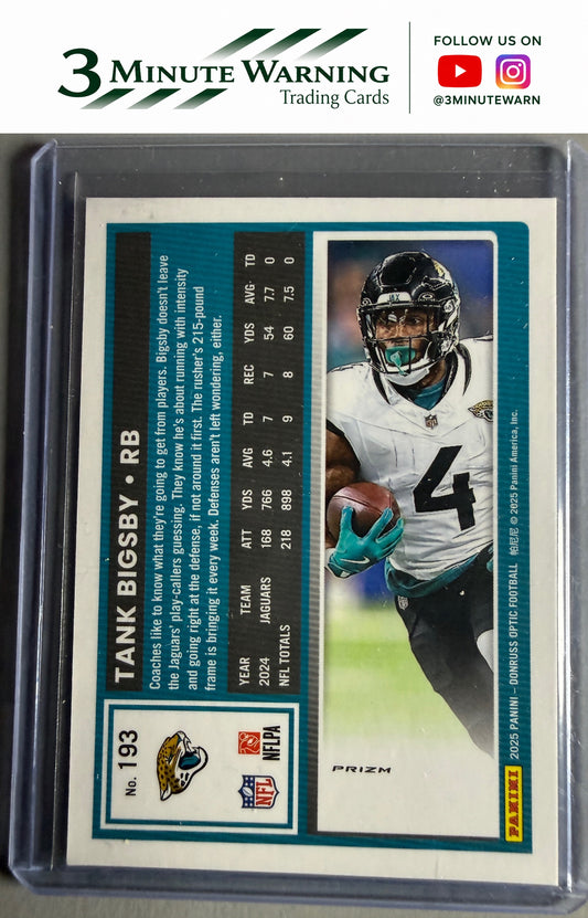 2025 Donruss Optic #193 Tank Bigsby Holo