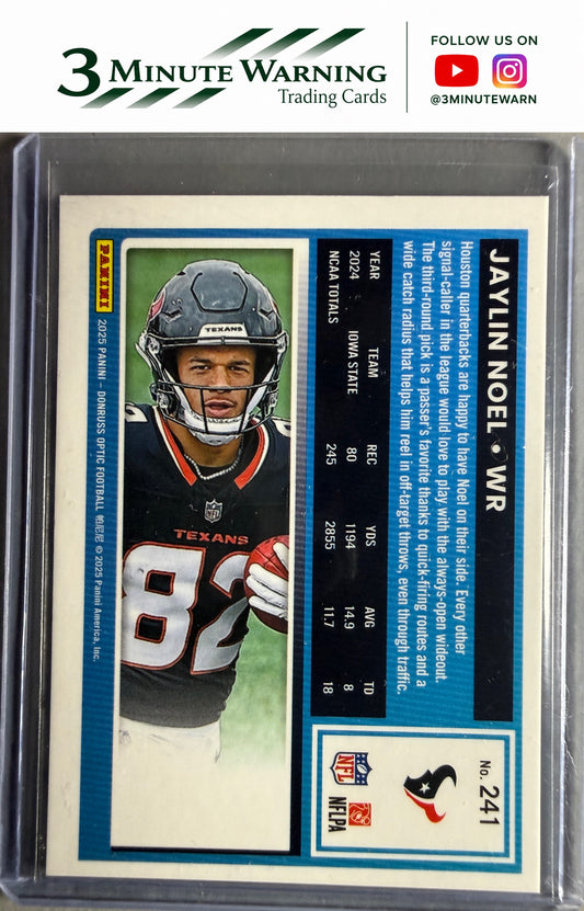 2025 Donruss Optic #241 Jaylin Noel