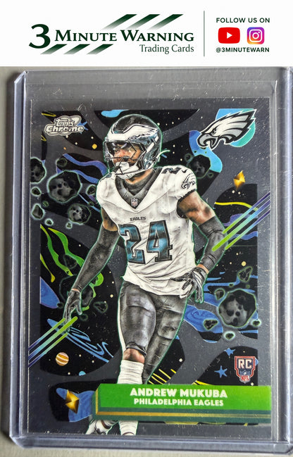 2025 Topps Chrome Cosmic #181 Andrew Mukuba