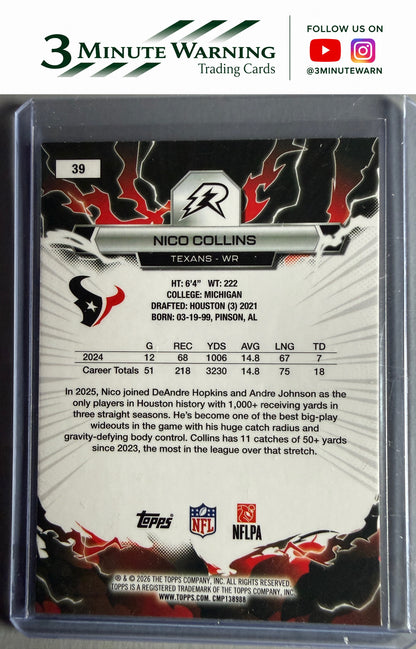 2025 Topps Resurgence #39 Nico Collins