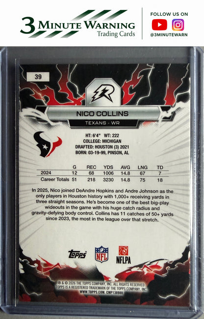 2025 Topps Resurgence #39 Nico Collins