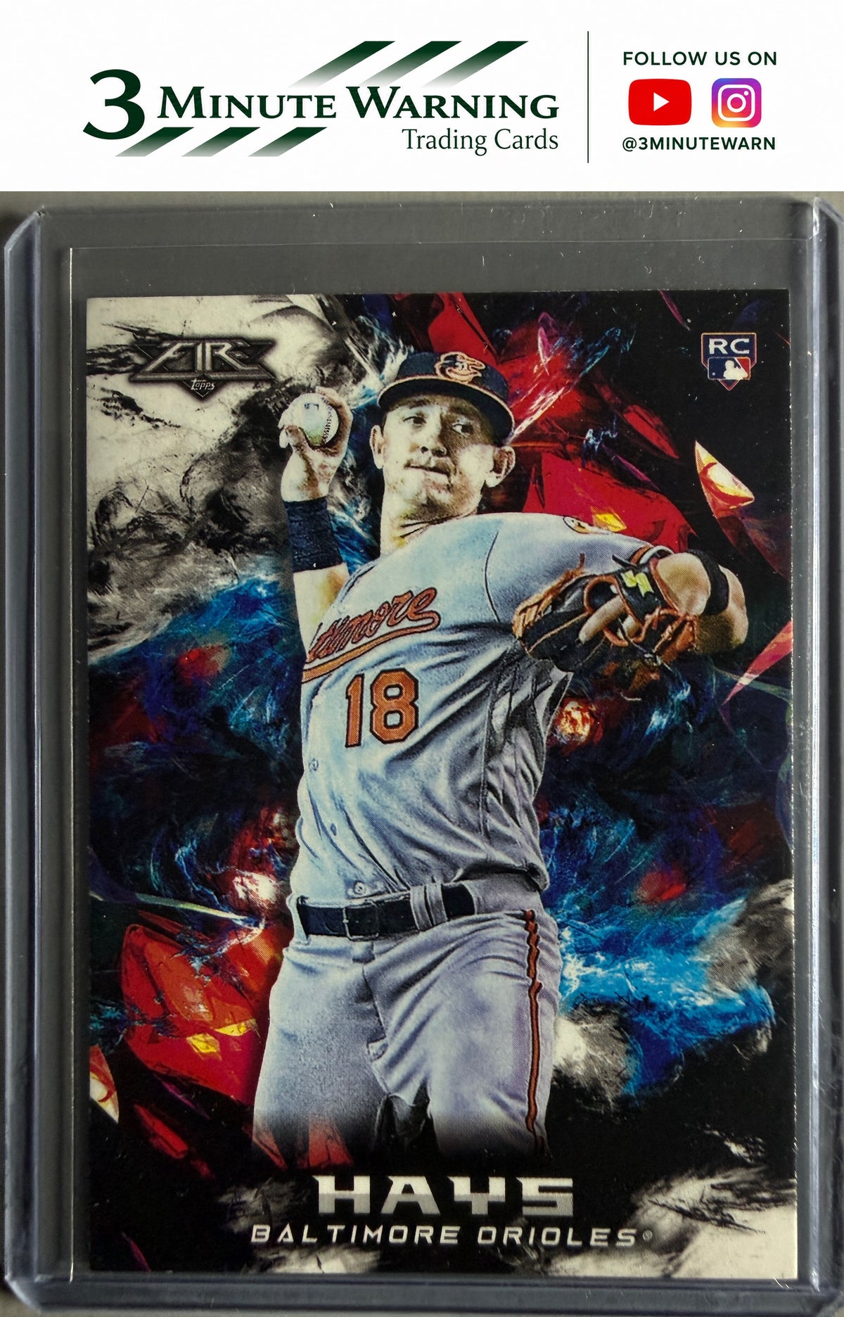 2018 Topps Fire #93 Austin Hays