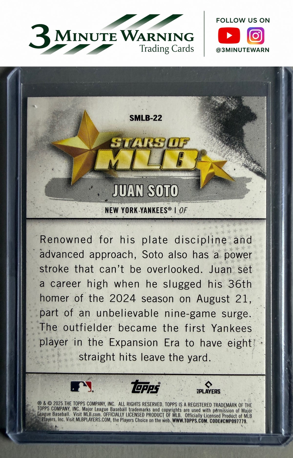 2025 Topps #SMLB-22 Juan Soto Stars of MLB