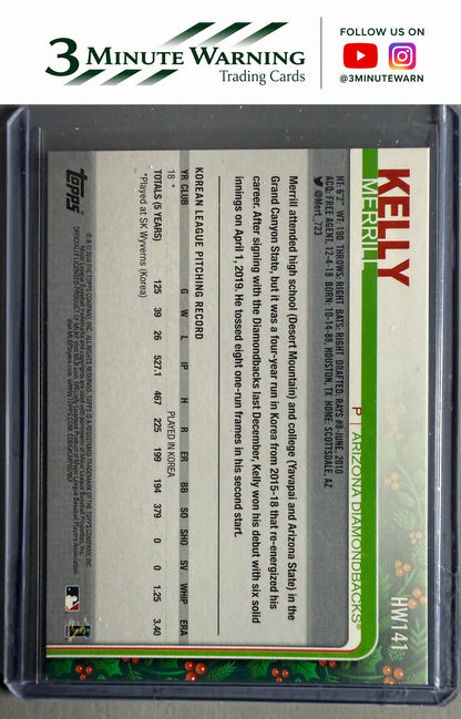 2019 Topps Holiday #HW141 Merrill Kelly