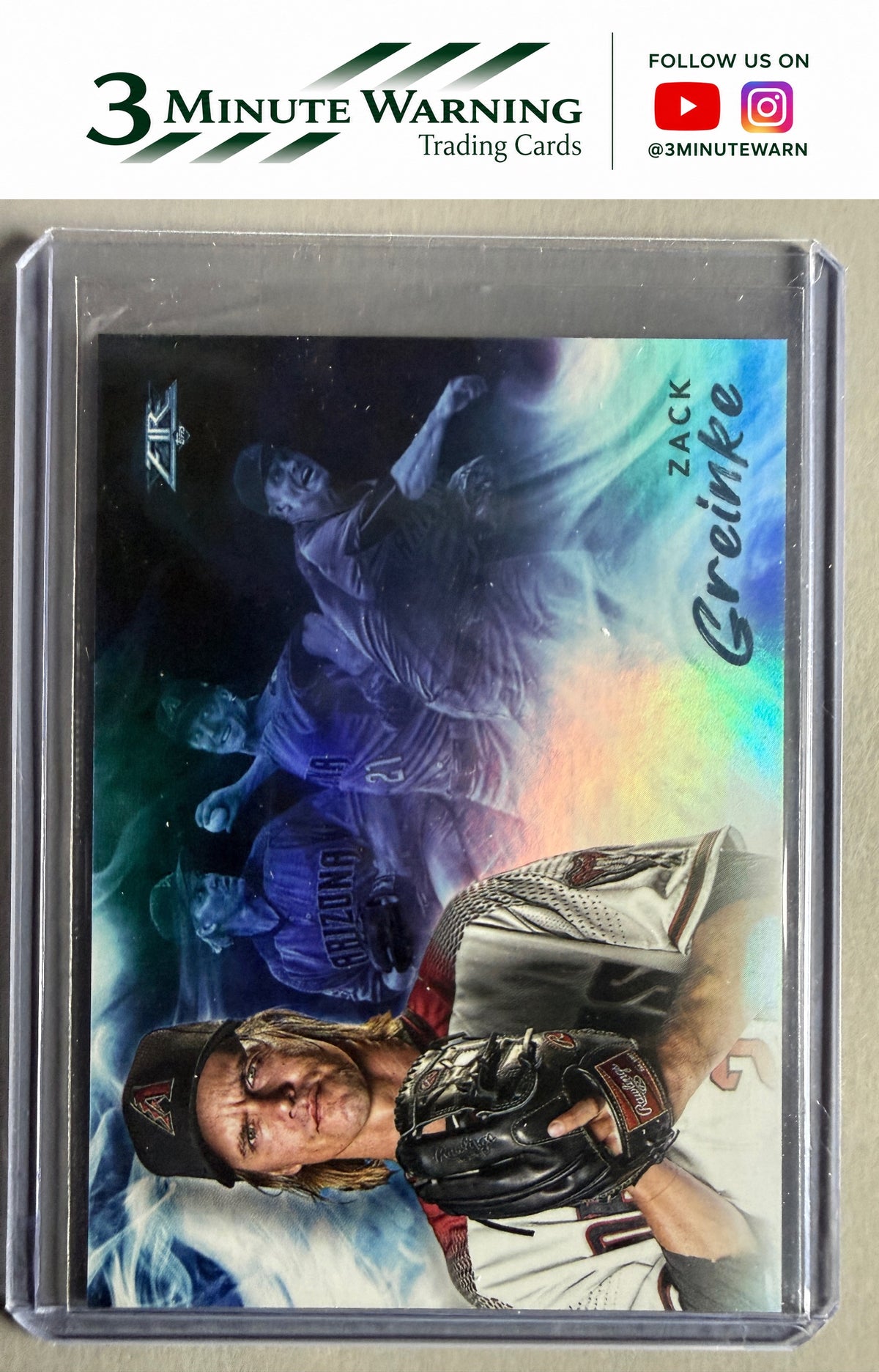 2019 Topps Fire #SM-11 Zack Greinke Smoke and Mirrors