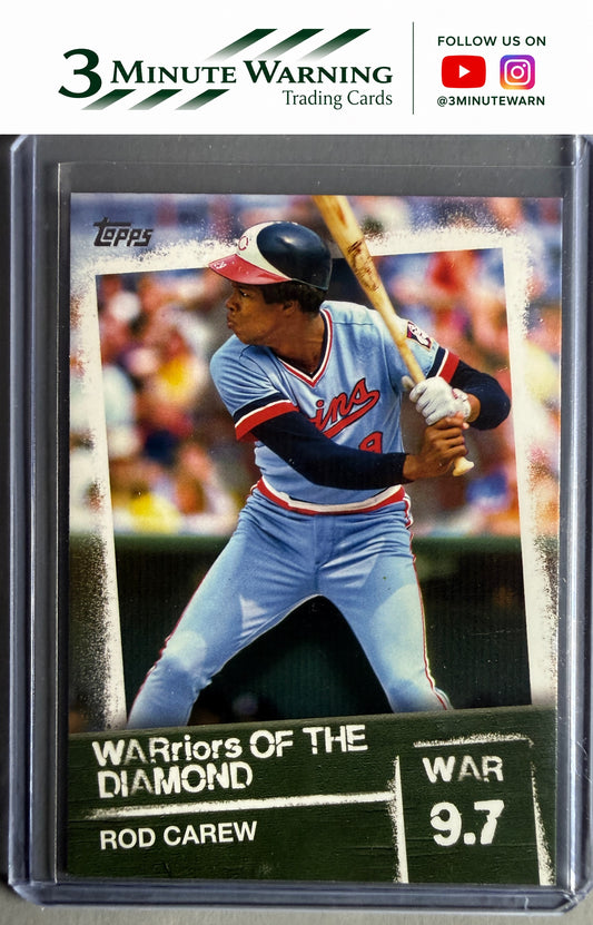 2020 Topps #WOD-47 Rod Carew WARriors of the Diamond