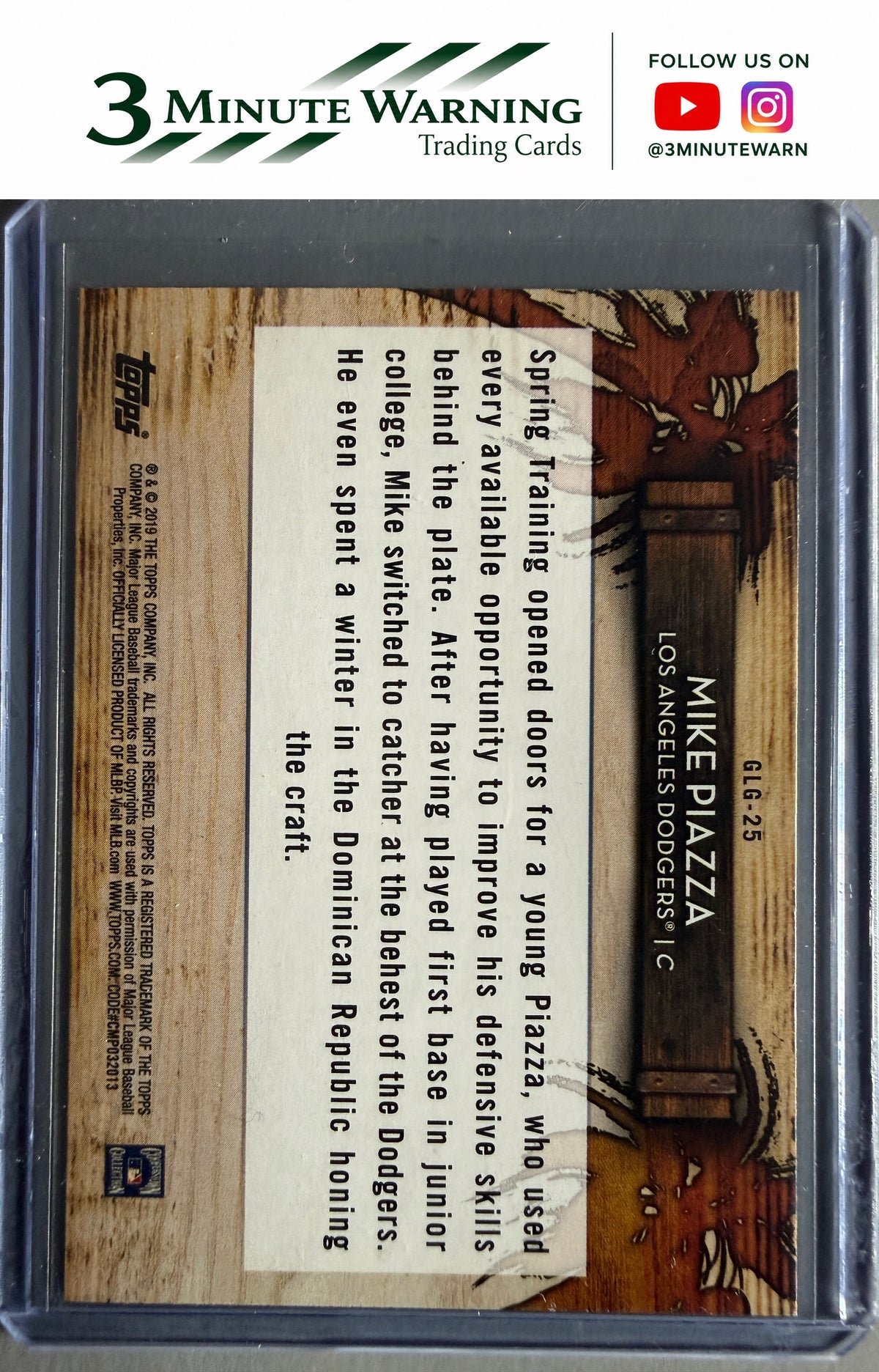 2019 Topps #GLG-25 Mike Piazza Grapefruit League Greats