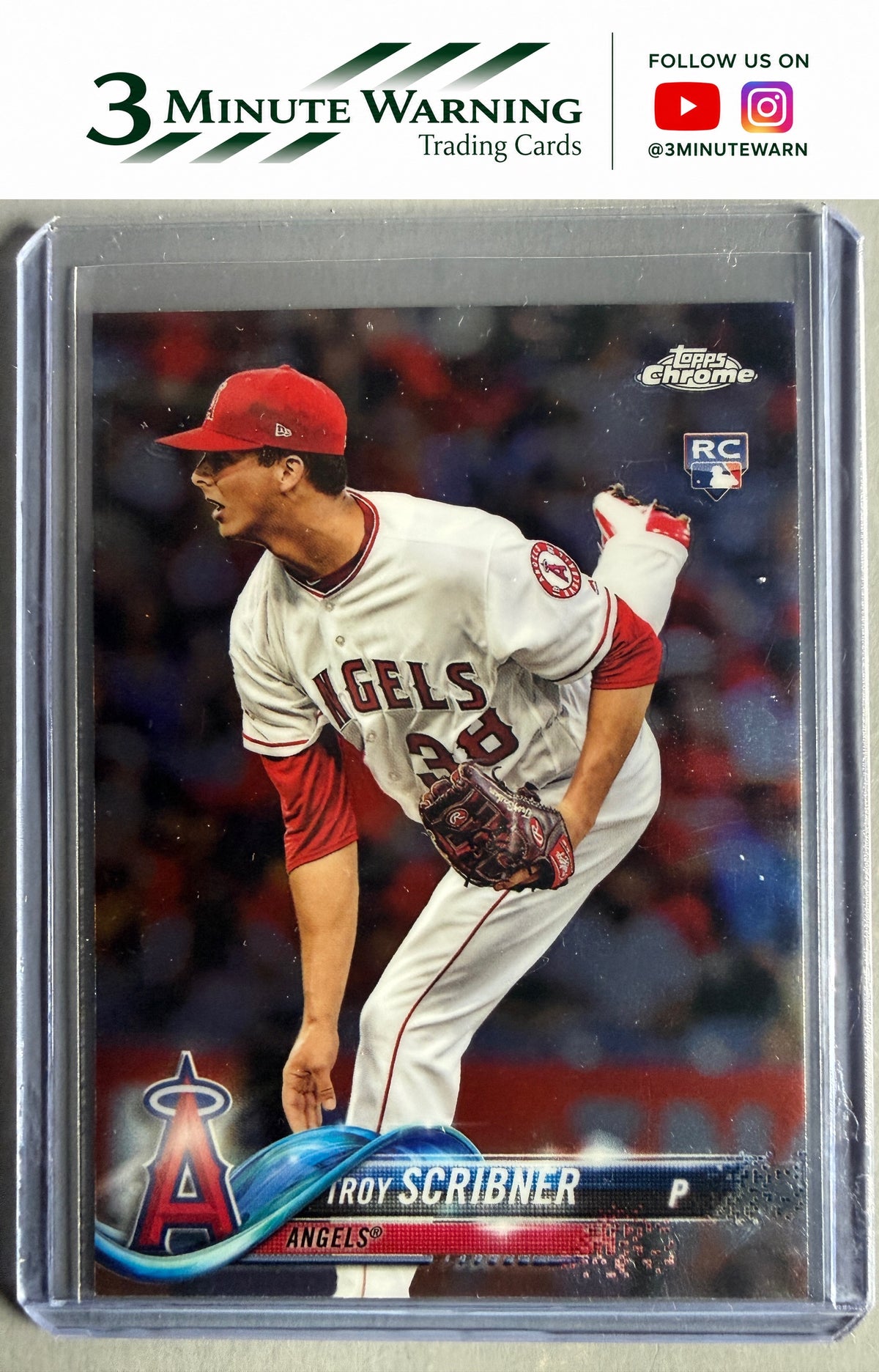 2018 Topps Chrome #164 Troy Scribner