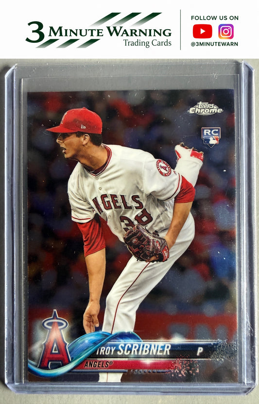 2018 Topps Chrome #164 Troy Scribner