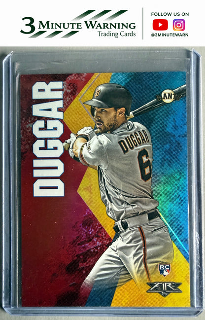 2019 Topps Fire #11 Steven Duggar Flame