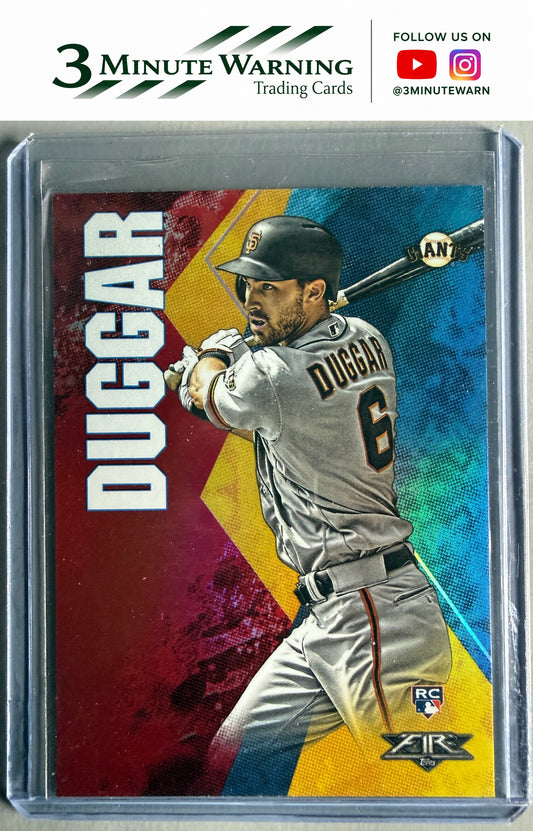 2019 Topps Fire #11 Steven Duggar Flame