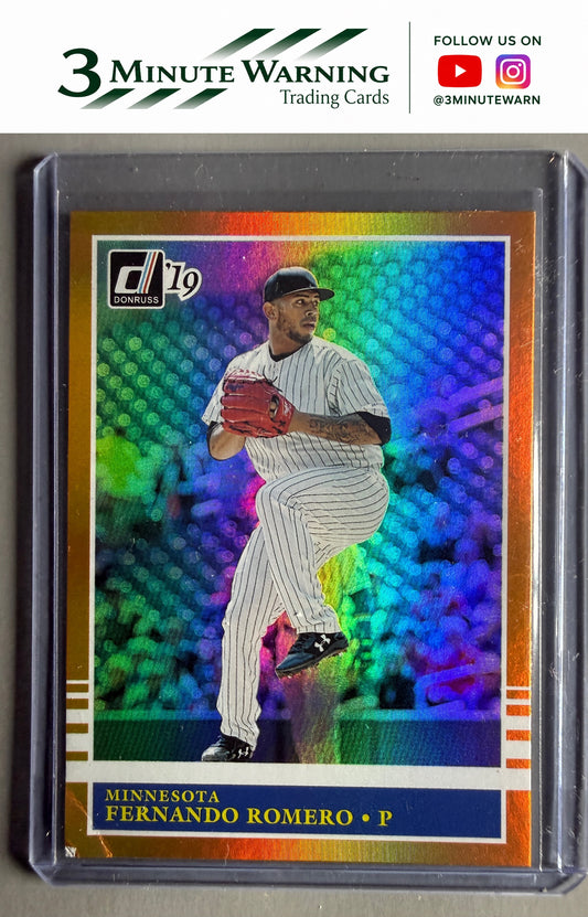 2019 Donruss #207 Fernando Romero Holo Orange