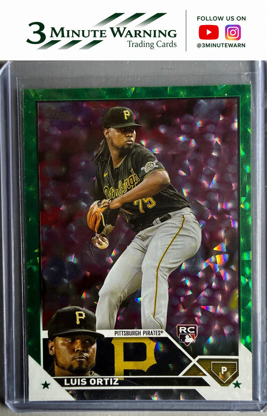 2023 Topps #582 Luis Ortiz Green Foil #/499