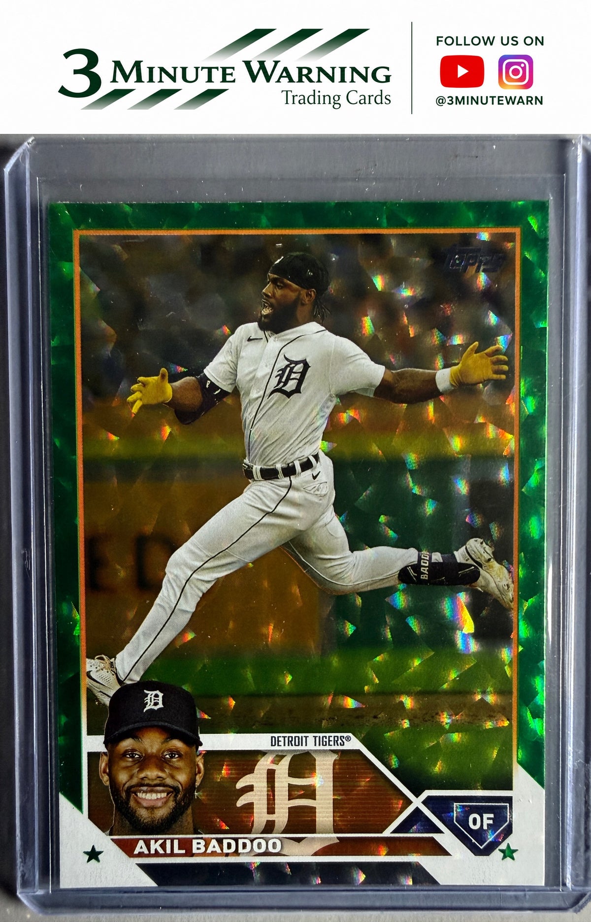 2023 Topps #556 Akil Baddoo Green Foil #/499