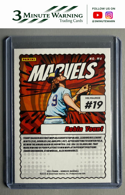2023 Donruss #M4 Robin Yount Marvels Rapture