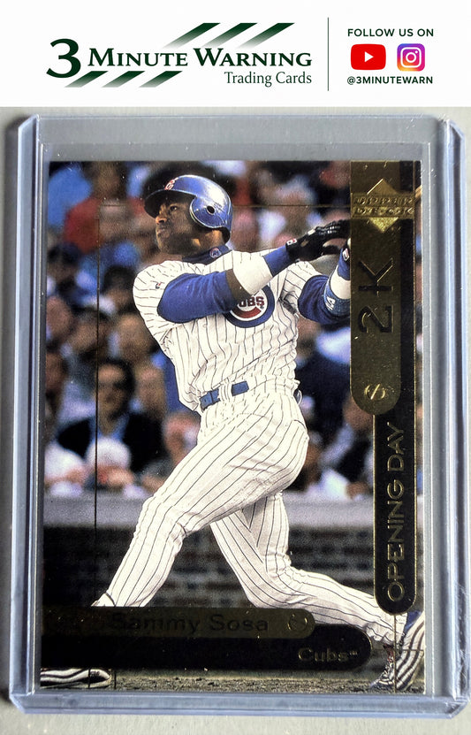 2000 Topps / Fleer / Upper Deck / Pacific Opening Day 2K #OD18 Sammy Sosa
