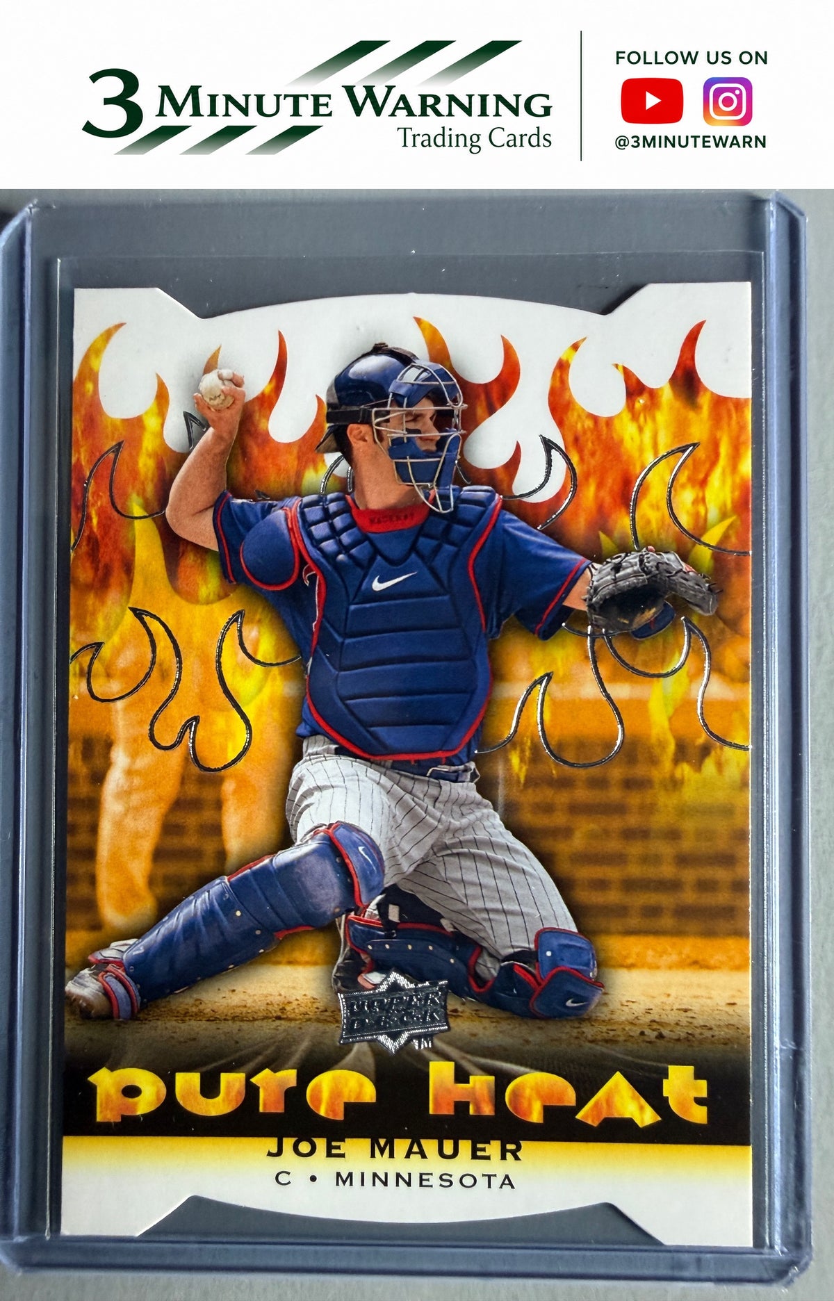 2010 Upper Deck #PH-8 Joe Mauer Pure Heat
