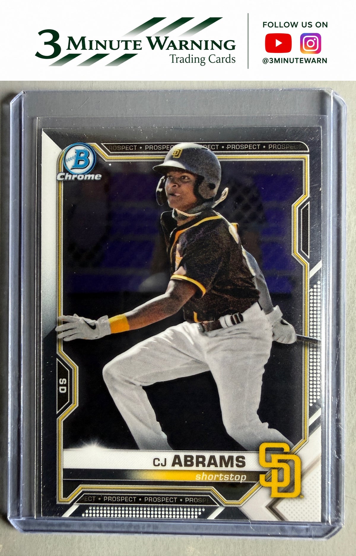 2021 Bowman #BCP-14 CJ Abrams Chrome Prospects