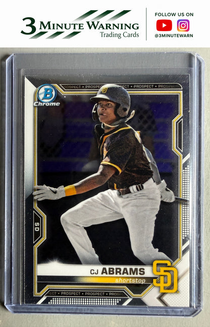 2021 Bowman #BCP-14 CJ Abrams Chrome Prospects