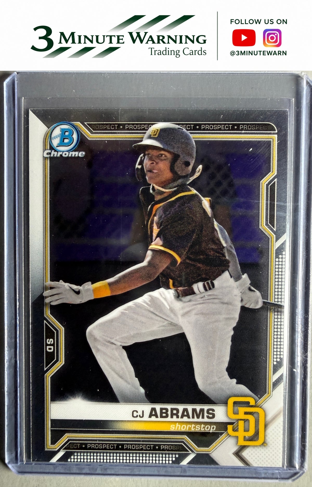 2021 Bowman #BCP-14 CJ Abrams Chrome Prospects